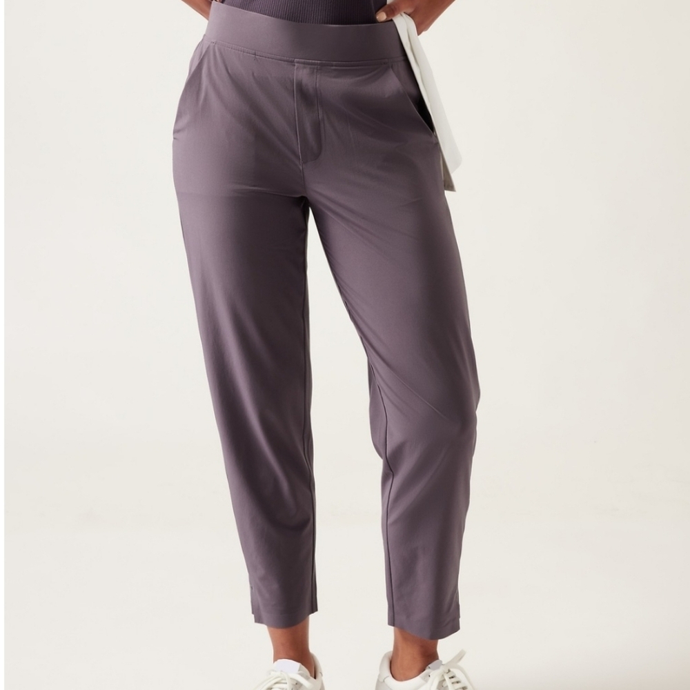 Athleta Brooklyn Ankle Pant In Muted Purple Size 4 Style #198671
